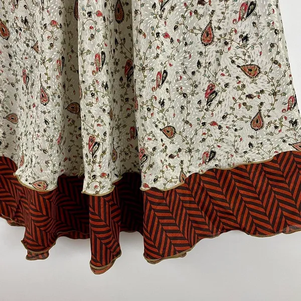 Reversible Maxi Wrap Skirt BINW202 Multiple - Image 3