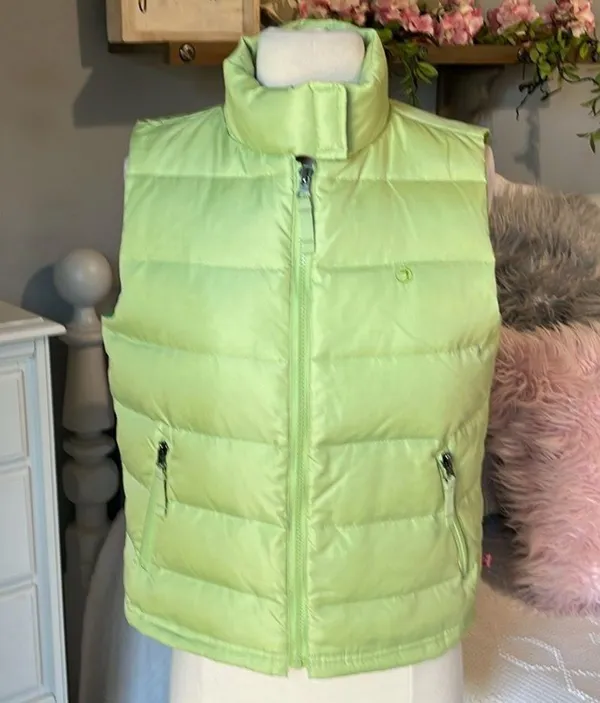Duck Head Puffer Ski Jacket Parrot Lime Green - Image 2