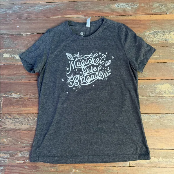 Magickal Babe Brigade Witchy Mystical Fitted Tshirt ~ Size Medium 🍄 - Image 4