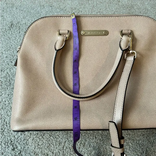 Michael‎ Kors Cindy Dome Satchel BLUSH PURSE Leather - Image 6