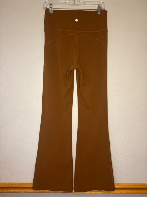 Lululemon Groove Nulu super high rise flare pant W5DKMS butternut brown 10 - Image 2