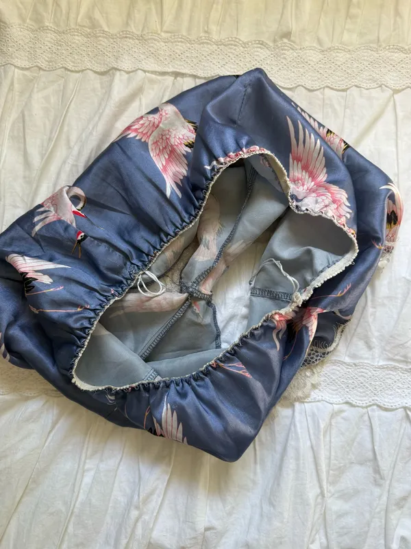 Pj shorts satin Blue Size M - Image 3