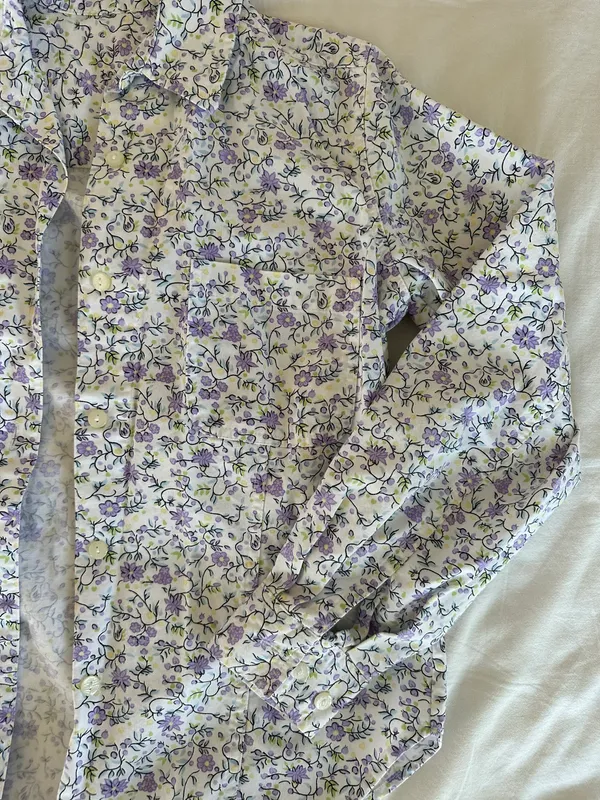 Floral Button Down Multi Size M - Image 3