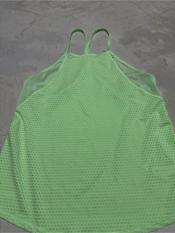 Athleta bright Green workout Tank Top XS - Image 2