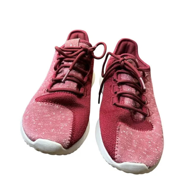 👟‎ Adidas Tubular Shadow Collegiate Burgundy Knit Sneakers Women’s 7👟 - Image 5