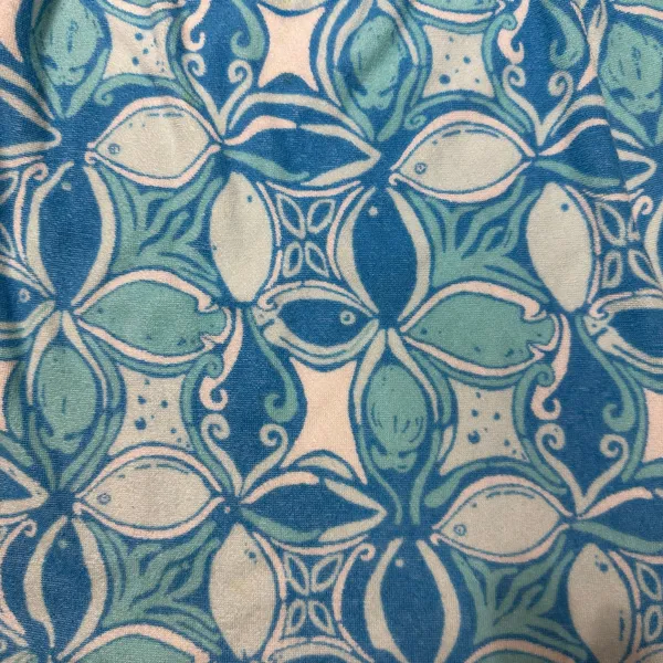 Lilly Pulitzer Strapless Smocked Fish Print Blue Dress - Image 3
