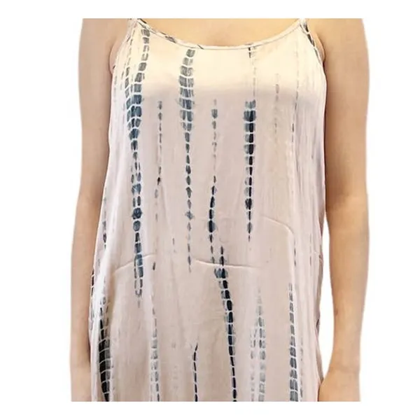 Anthropologie Norblack Norwhite Slip Dress Womens‎ Small Kyara Pink Tie Dye Festival Bohemian - Image 4