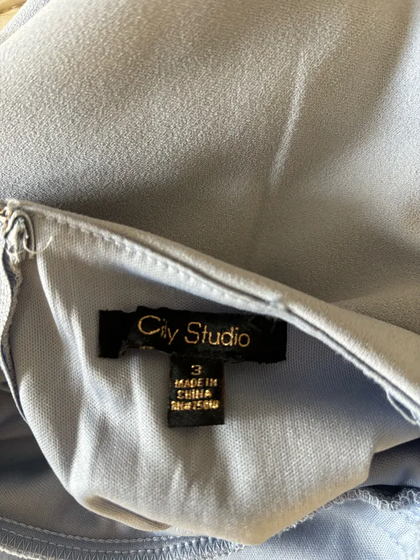 City Studios Slate Light Blue Prom Dress - Image 6