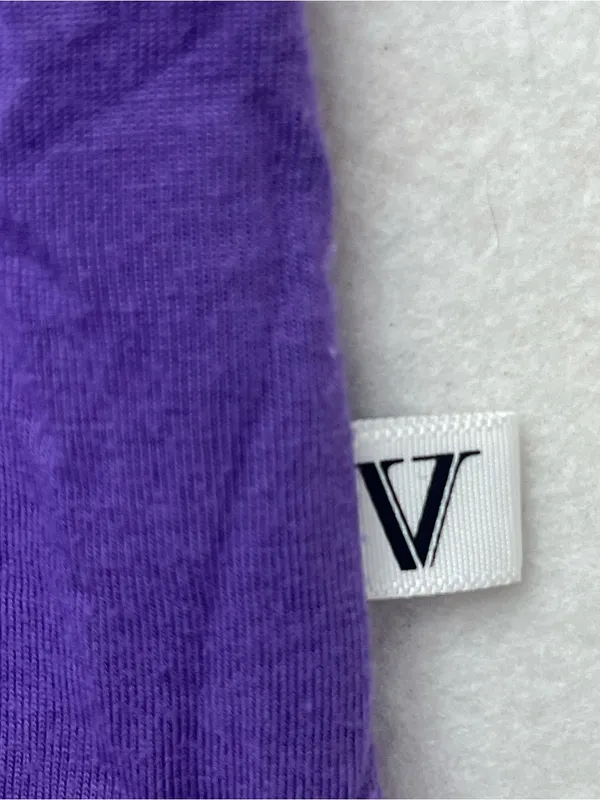 Venley K-State Wildcats Women’s Colorblock Logo Long Sleeve V-Neck Shirt Medium - Image 6