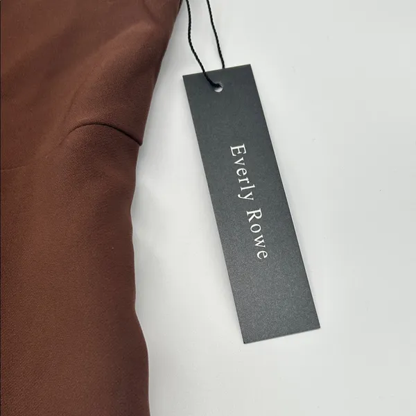 Sleeveless Brown Embroidered Button - Image 7