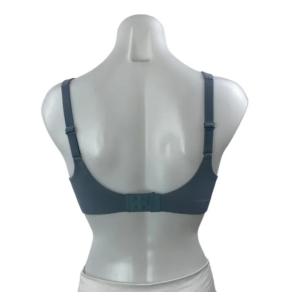Lululemon Women's Blue Scoop Neck Yoga Athletic Sports Bra Crop Top Size 6 A/B - Image 3