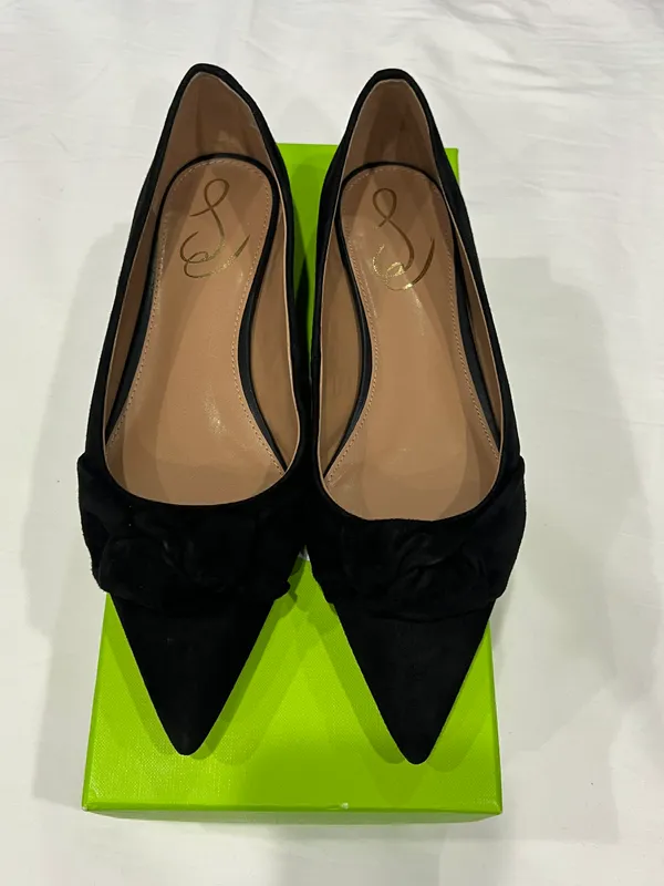 Sam Edelman Black Suede Flats - Image 5