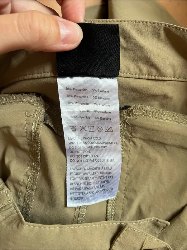 Women's Taupe Cargo Utility Pants with Zip Pockets - Image 7
