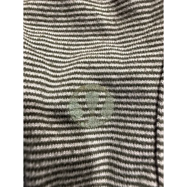 Lululemon Racerback Tank‎ Top Grey White Striped Activewear Womens Size 4 - Image 4