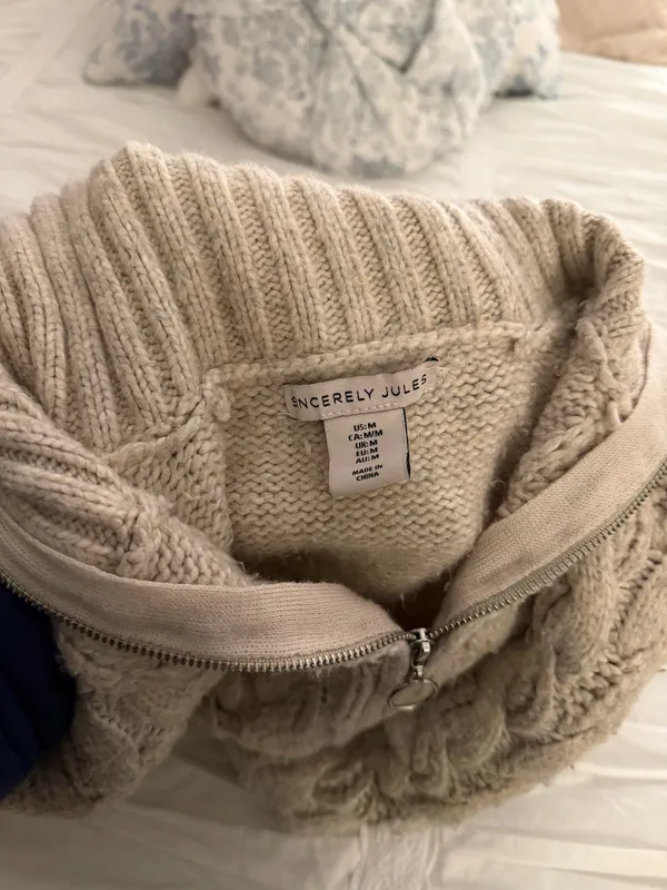 Sincerely Jules Quarter zip sweater - Image 2