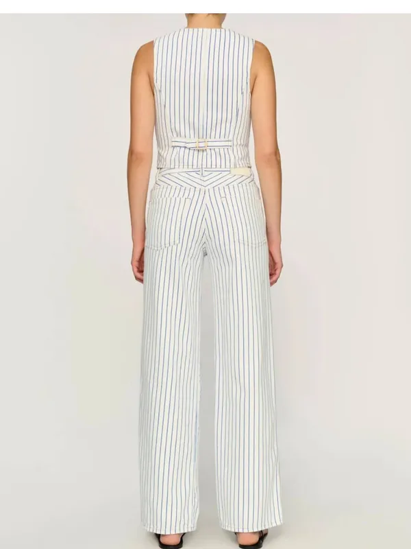 DL1961 Gisele Wide Leg High Rise Pants Size 30 - Image 12