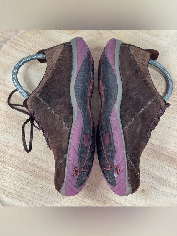 Merrell‎ Ellipse Suede Lace Up Sneakers Coffee Bean Brown Women’s 7 - Image 5