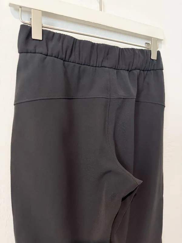 Lululemon On The Fly Pants Size 2 Black High Rise Drawstring Travel Quiet Luxury - Image 9