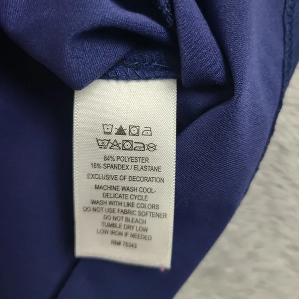 Tommy Bahama Golf ‎ Blue Collared Tank Top Womens Size Large - Image 5