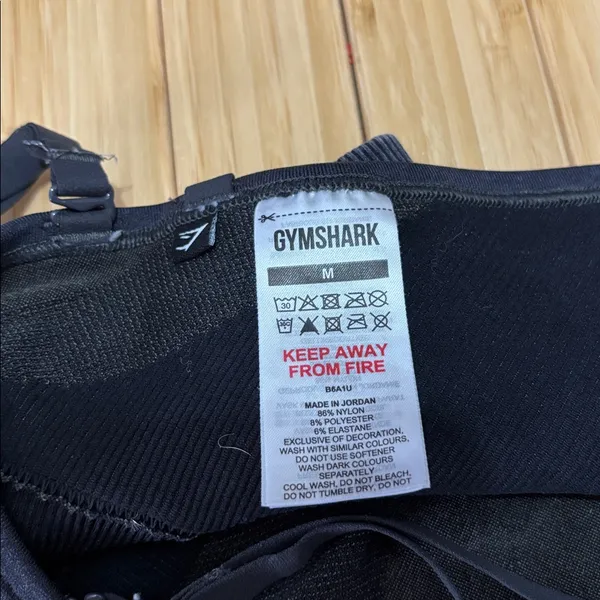 Gymshark Black Sports Bra - Image 4
