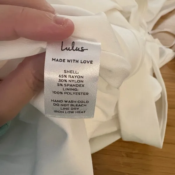 Lulu's Baby You’re The One White Sleeveless Bodycon Midi Dress Lined Bridal - Image 10