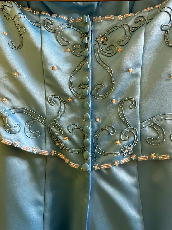 Blue Bridesmaid Dress - Image 5