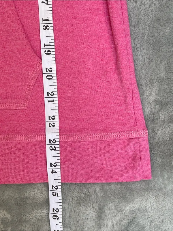 Peter Millar Women’s Heathered Pink V-Neck Shawl Collar pullover sweatshirt M - Image 4