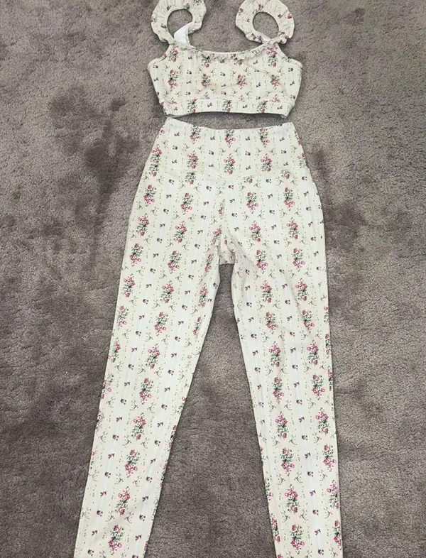 Loveshackfancy Floral palmira bra and jutta legging - Image 4