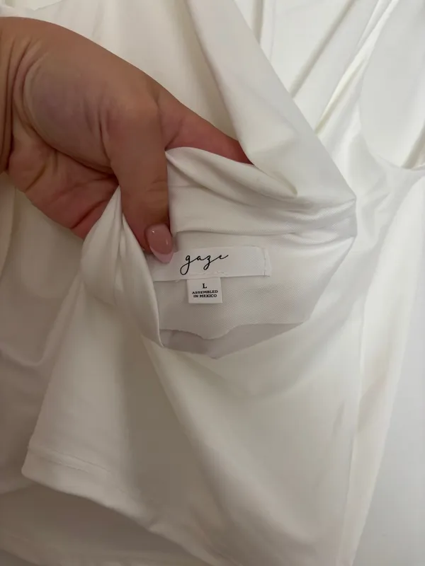 Open Back Top White Size L - Image 4