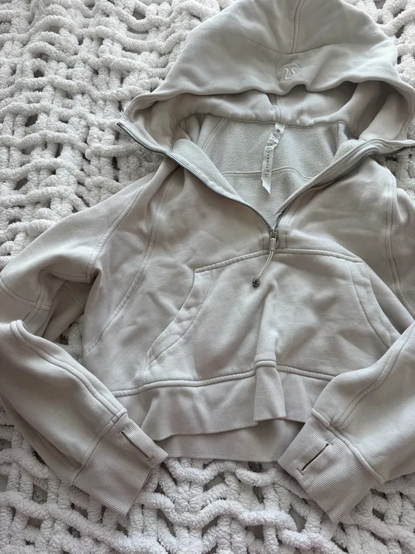 Lululemon Tan Scuba Half-Zip - Image 2