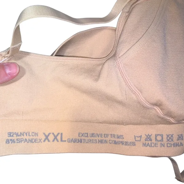NWT Lataly Nursing Sleeping Maternity Bra Bralette For Breastfeeding Size XXL - Image 5