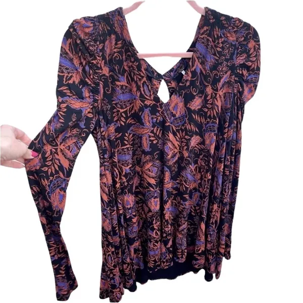 Free People Hello Lover Tunic Top /‎ Dress Size Small - Image 2