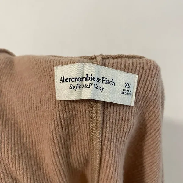 Abercrombie & Fitch Cardigan XS Brown Soft A&F Cozy Longline Sweater - Image 5