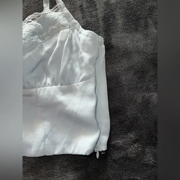Princess Polly Old School Love Crop Top in Blue Size 0 New with tag - Image 13
