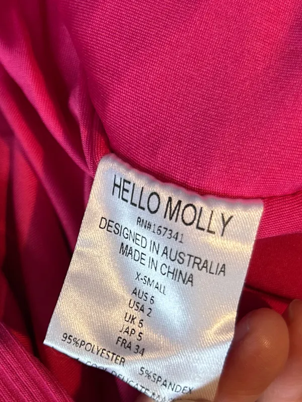 Hello Molly Color Block Cut Out Sides‎ Knot Mini Dress Size XS - Image 7