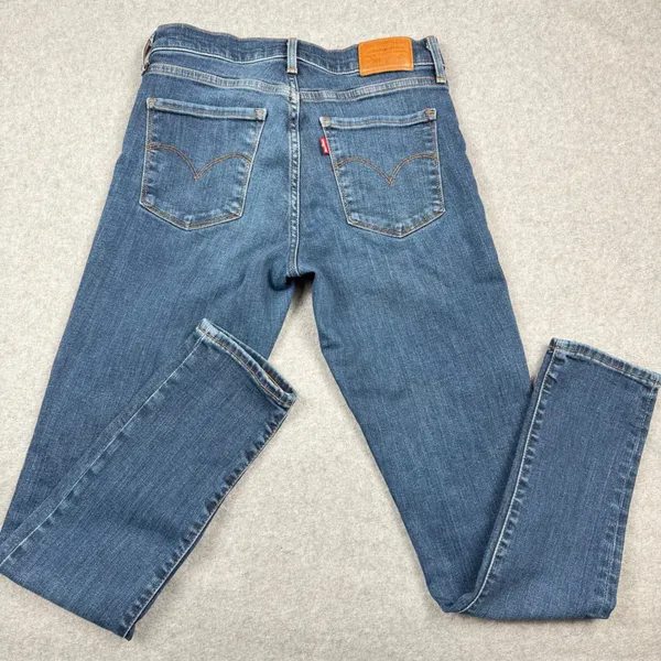 Levis Premium 311 Shaping Skinny Jeans Women's 26 Blue Denim 9in Rise - Image 2