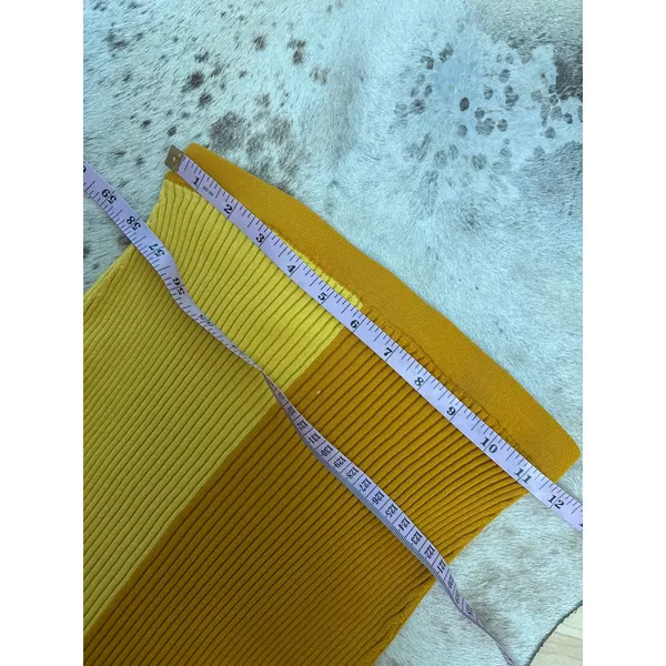 STAUD Yellow Lorraine Midi Skirt Size XS‎ - Image 7