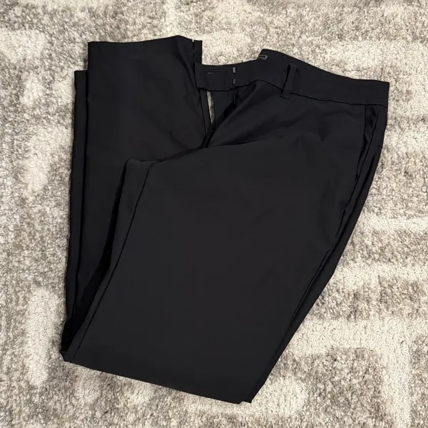 Nike Womens Slim-Fit Dri-Fit Black Golf Pant‎ Size 10 - Image 2