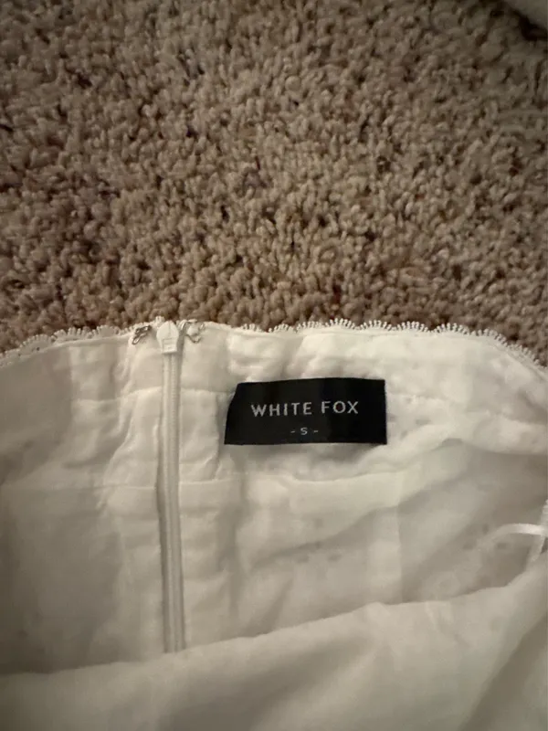 White Mini Dress - Image 3
