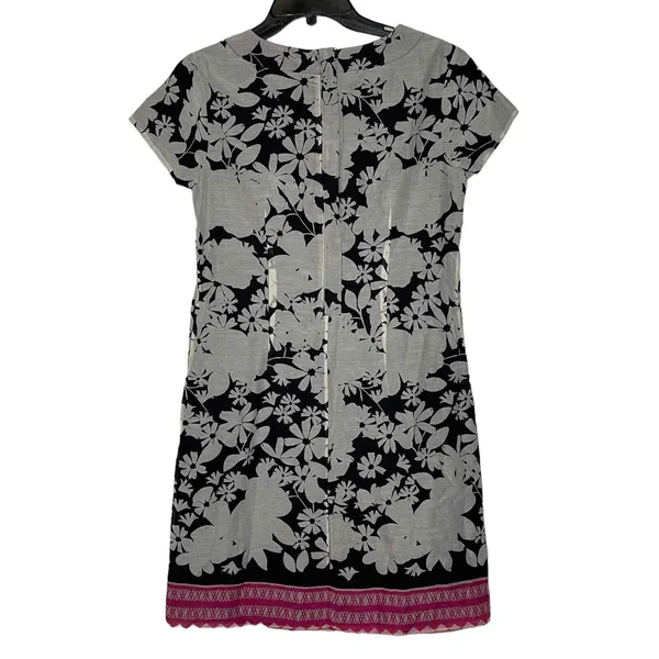 The Limited Dress Size Small Tan Black Floral Pink Bottom SS‎ Womens Silk Blend - Image 8