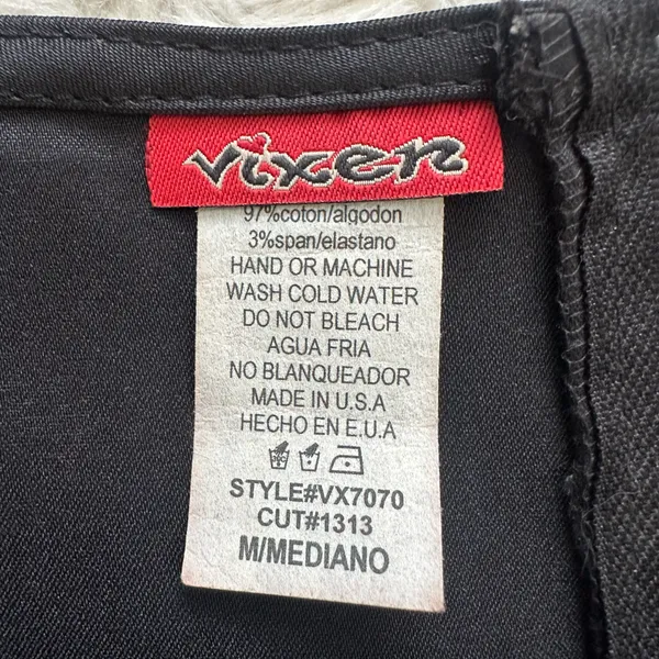 Vintage Vixen Skirt Knee Length Satin Sequins Floral Y2K 2000s Glam Black Sz M - Image 6