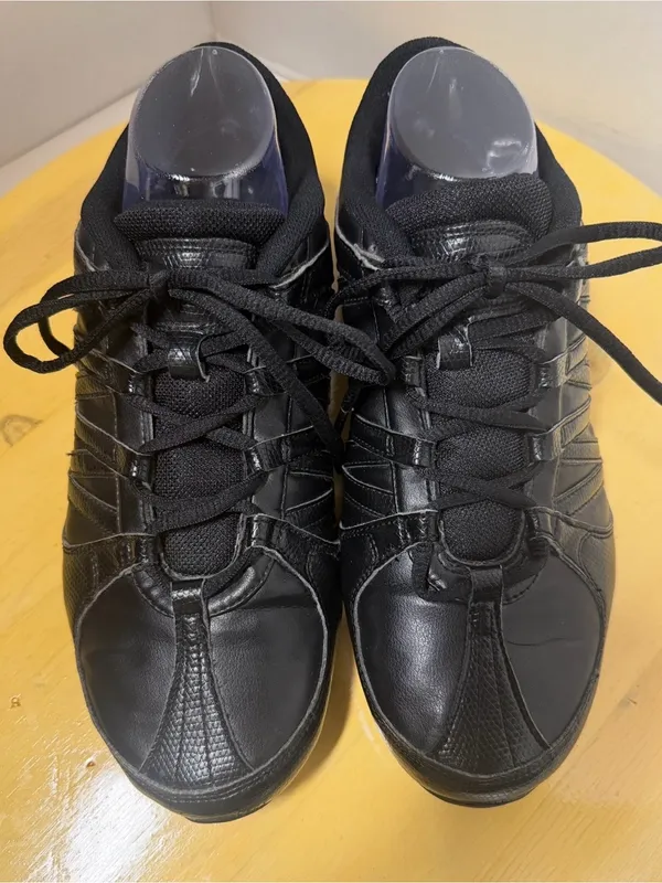 Nike Musique IV Women’s Black Leather Dance Cheer Zumba Fitness Shoes 10.5 - Image 3
