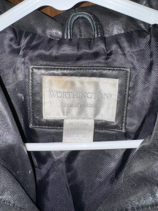 Worthington Vintage Leather Jacket - Image 2
