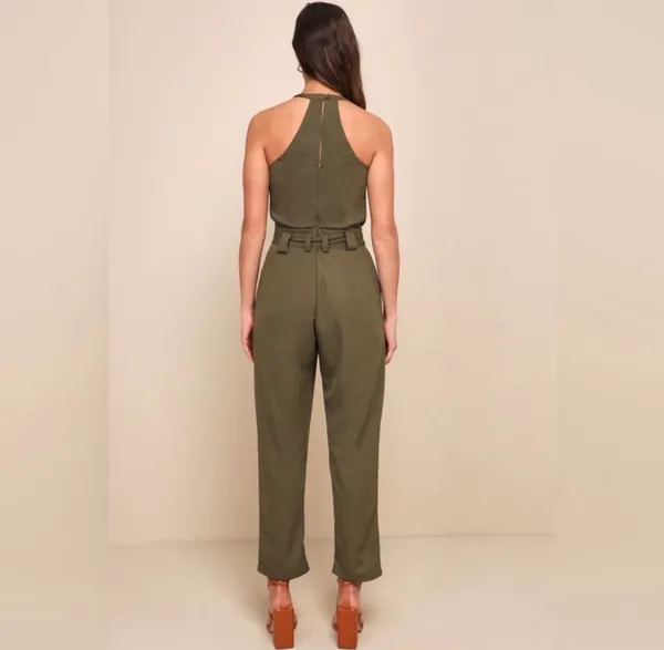 Lulu’s Olive Green Jumpsuit  - Image 2
