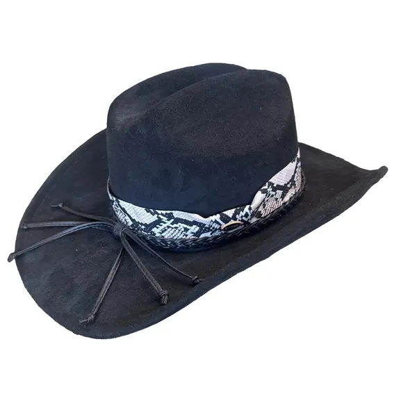 Pro Celia Cowboy Hat Women’s Black Wide Brim Western Cowgirl Country W/bands - Image 6