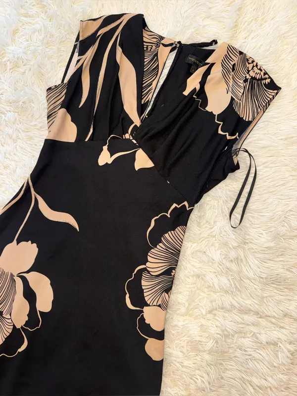 NEW Donna Karan New York Floral Print Midi Dress sz 8 - Image 6