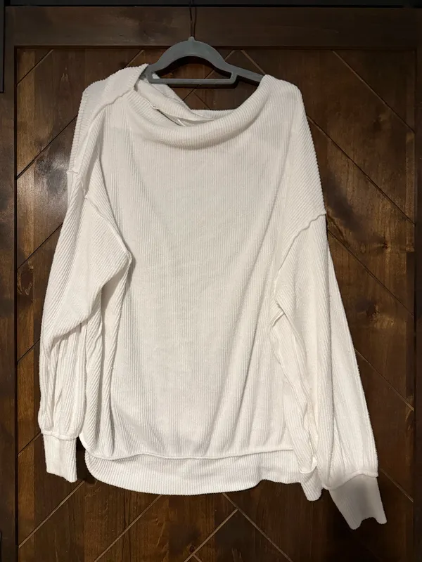 We the Free White Long Sleeve Blouse - Image 2