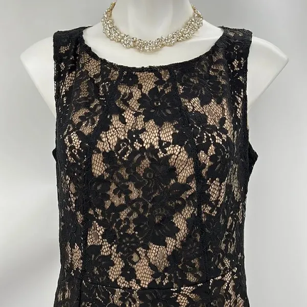 Apt 9 Black Lace Whimsigoth New Sleeveless Dress - Image 2
