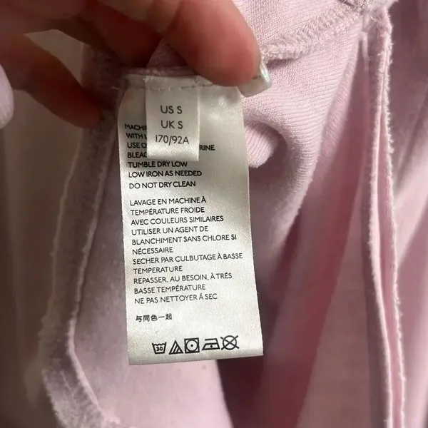 ✨Free People Sweatshirt Someday Sz Small Pullover Pink Fleece Oversize✨ - Image 6