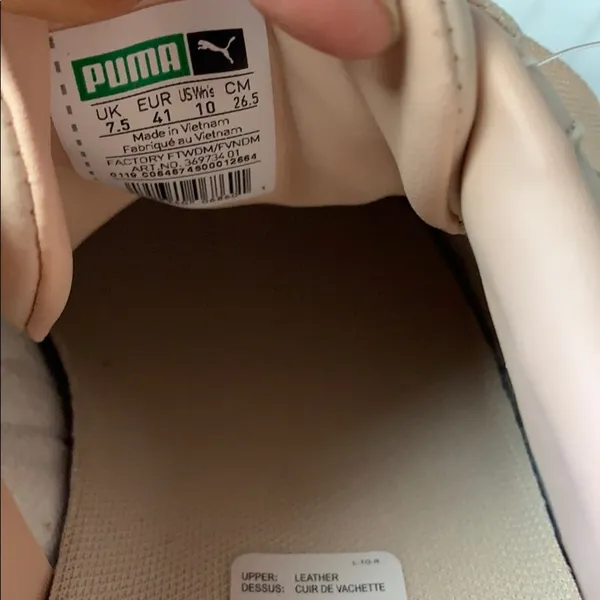 Puma Cali 80s emboss blush pink sneakers - Image 7